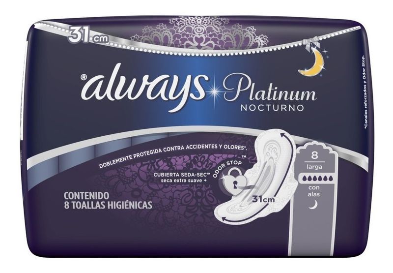 Always-Platinum-Nocturna-Toallitas-Femeninas-C-alas-X-8-U-en-Pedidosfarma