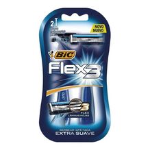 Bic Flex3 Maquina De Afeitar Descartables Hombre X2 Unidades
