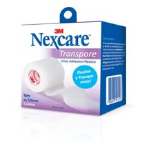 3m Nexcare Cinta Hipoalergénica Transpore 5,00mm X 9m