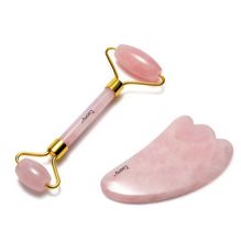 Coony Rose Quartz Roller & Gua Sha Set