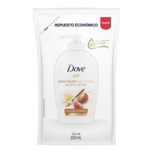 Dove Karite Y Vainilla Jabon Liquido Manos Repuesto X 220ml