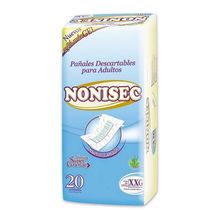 Nonisec Pañales Para Adultos Con 25% Mas De Gel Xxg 20 U