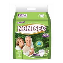 Nonisec Ropa Interior Descartable Para Adultos Xg 8 U