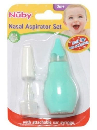 Nuby Aspirador Nasal Y Set De Limpieza De Oídos - 0m+