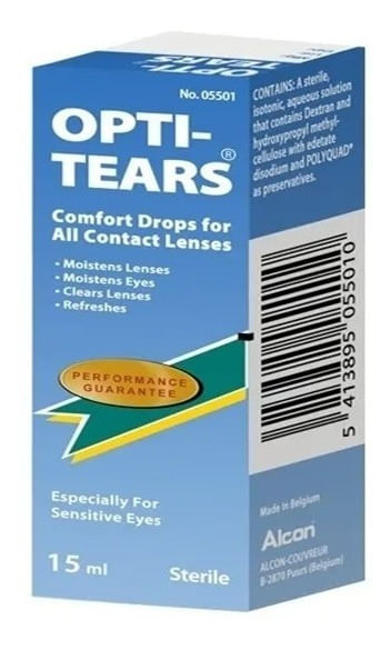 Opti Tears Lagrimas Lubricantes Humectantes Lentes Contacto