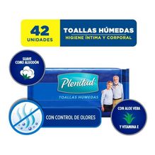 Plenitud Toallas Húmedas Higiene Intima Corporal 42 Unidades