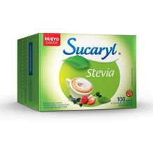 Sucaryl Stevia Edulcorante X 100 Sobres