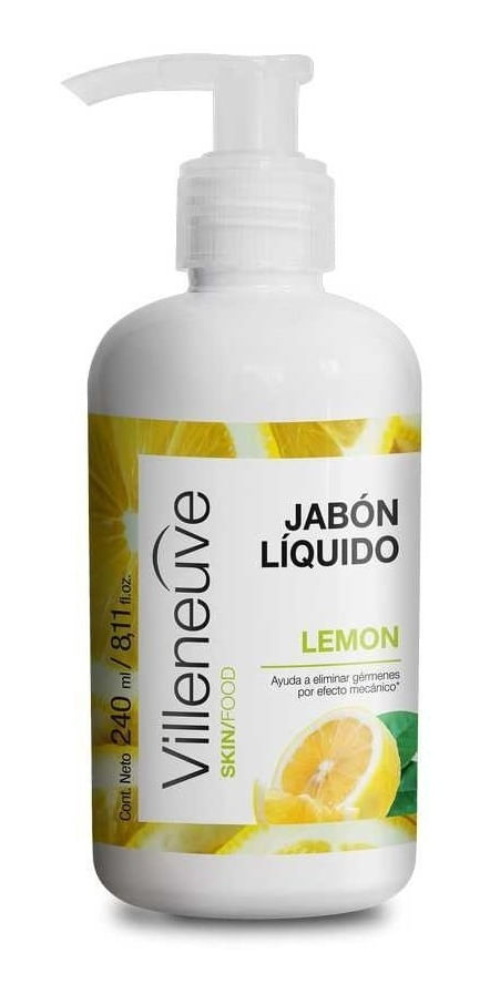 Villeneuve-Antibacterial-Jabon-Liquido-Lemon-240ml-en-Pedidosfarma