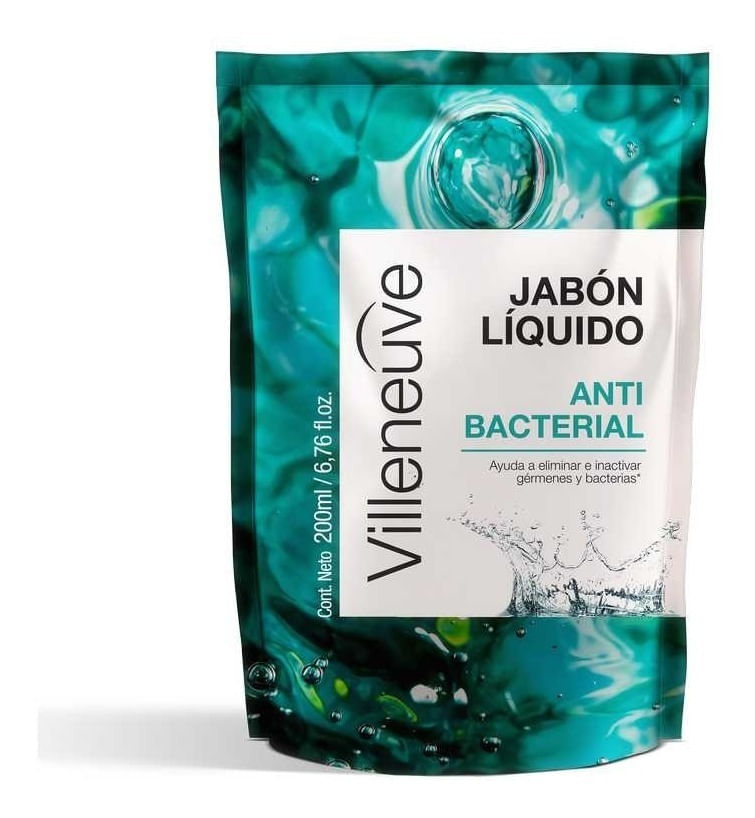 Villeneuve-Antibacterial-Repuesto-Jabon-Liquido--200ml-en-Pedidosfarma