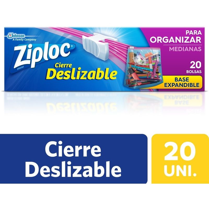 Ziploc-Bolsas-Para-Organizar-Y-Llevar-Mediana-X-20-Unidades-en-Pedidosfarma