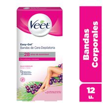 Veet Bandas Depilatorias Corporales Piel Normal 12u
