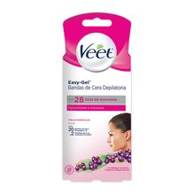 Veet Bandas Depilatorias Faciales Piel Normal 20u