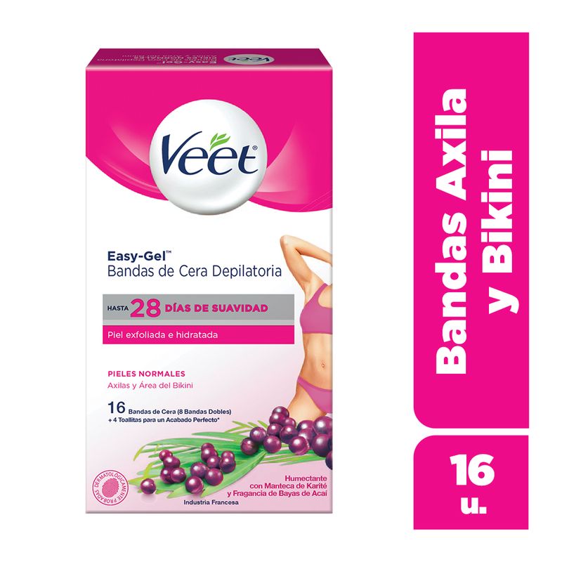 Veet Bandas Depilatorias Cera Fria Axilas y Bikini Farmaplus FarmaPlus