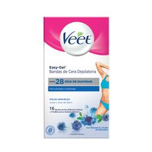Veet Bandas Depilatorias Axila y Bikini Piel Sensible 16u