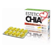 Estetic Chia Aceite De Chía Omega-3 1000mg X 30 Caps Blandas
