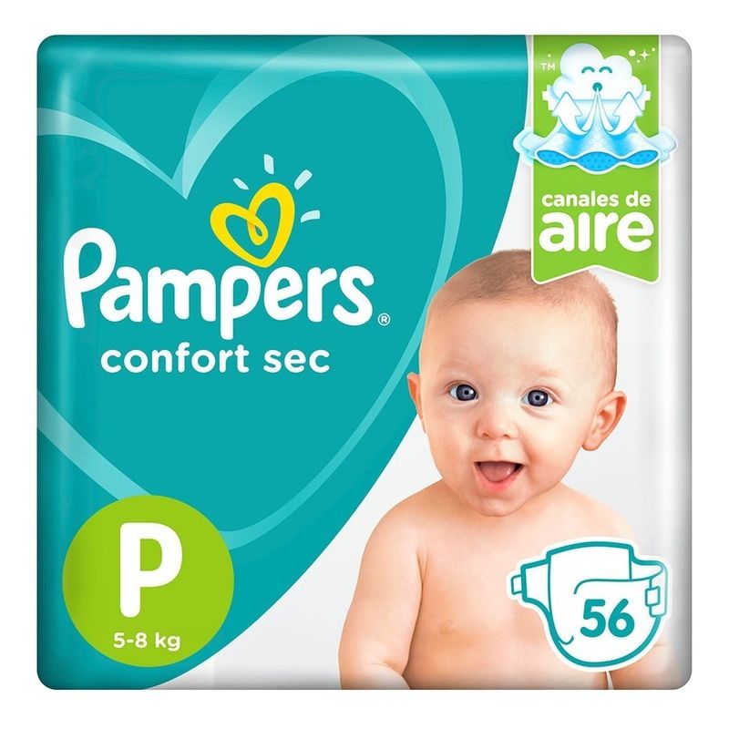 Pampers-Confort-Sec-Pañales-Pequeño-X-56-Unidades-en-Pedidosfarma