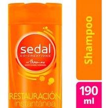 Sedal Restauración Instantánea Shampoo X 190 Ml