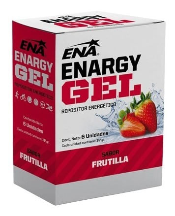 Ena Enargy Gel Repositor Energetico Frutilla X 6 Unidades
