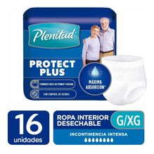 Plenitud Protect Plus Ropa Interior Talle G/ Xg 16 Unidades