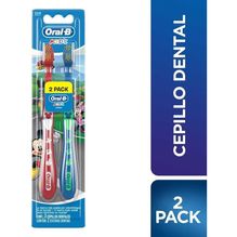 Oral B Kids Mickey Cepillos Dentales 2 Unidades