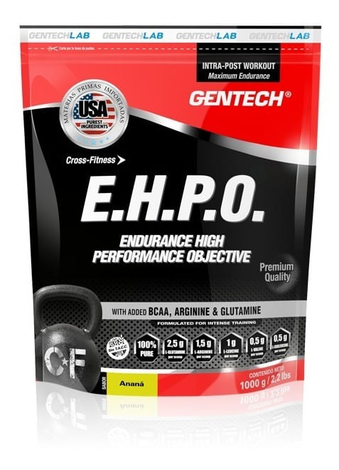 Gentech Endurance High Performance Objetive Suplemento 500g