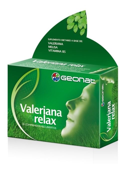 Geonat Valeriana Relax Estrés Tensión Nerviosa 30 Comp