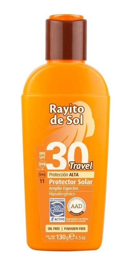 Rayito De Sol Protector Solar Oil Free Emulsión Fps30 130g