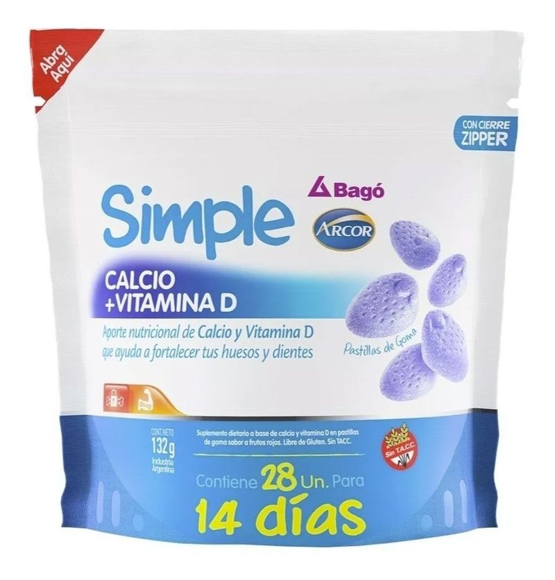 Simple-Bago-Calcio---Vitamina-D-28-Pastillas-De-Goma-en-Pedidosfarma