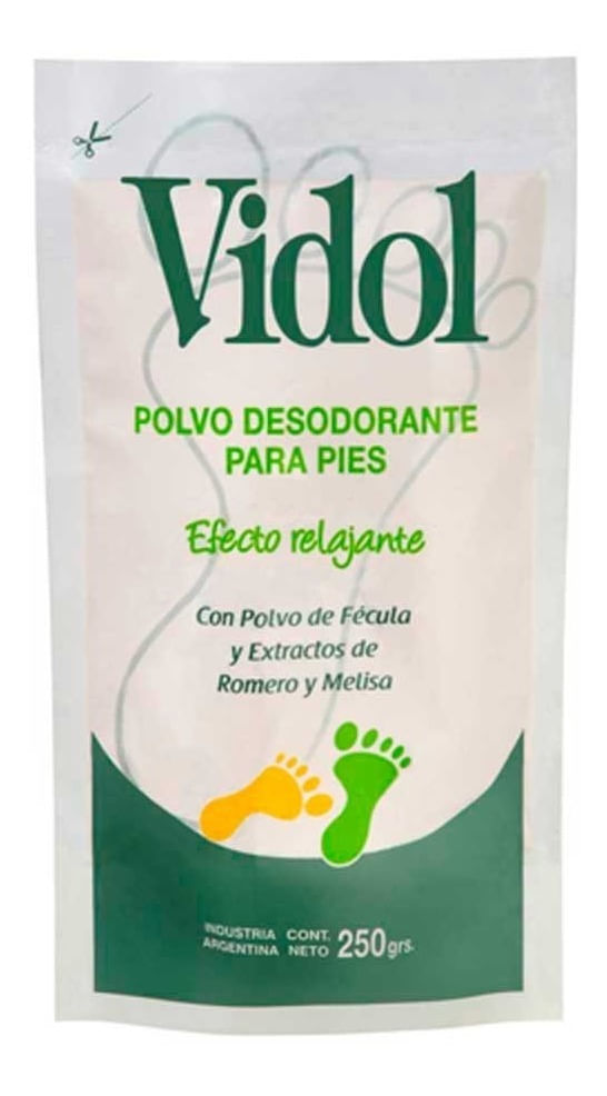 Vidol-Fecula-Hipoalergenica-Para-Pies-Doy-Pack-250g-en-Pedidosfarma
