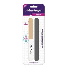 Merheje Basic Lima Para Uñas Pulidor 3 Funciones 2 Unidades