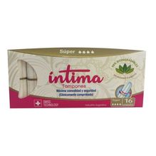 Intima Tampones Máxima Comodidad Y Seguridad Super 16u