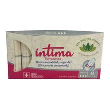Intima Tampones Máxima Comodidad Y Seguridad Medio 8u