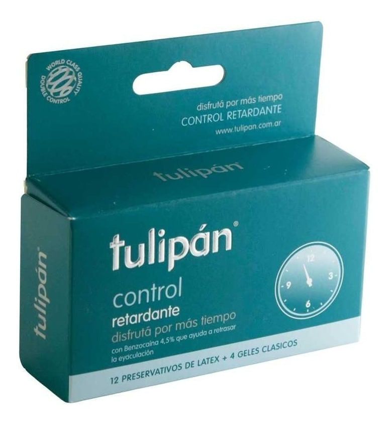 Tulipan Control Retardante Preservativo 12 Unidades FarmaPlus