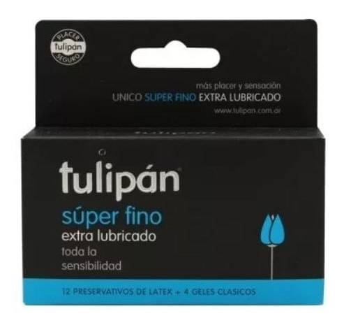 Tulipan Preservativo Latex Super Fino 12 Unidades