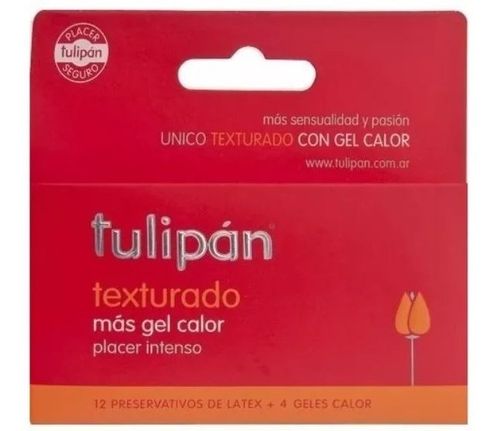 Tulipan Preservativo Latex Texturado 12 Unidades
