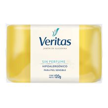 Veritas Jabón Barra Glicerina Sin Perfume Piel Sensible 120g