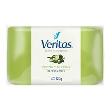 Veritas Jabón En Barra Glicerina Pepino Y Te Verde 120g