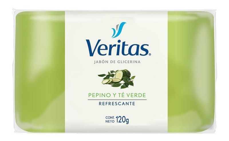 Veritas Jabón En Barra Glicerina Pepino Y Te Verde 120g Farmaplus 5880