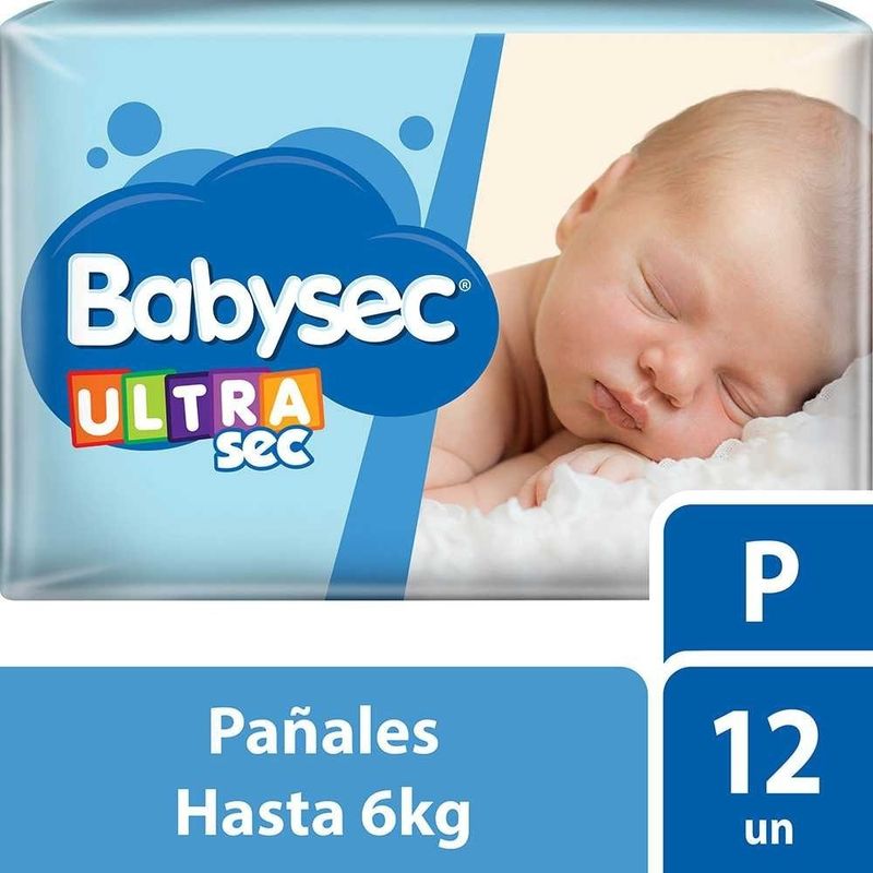 Babysec-Ultra-Sec-Pañales-Pequeños-Pack-12-Unidades-en-Pedidosfarma