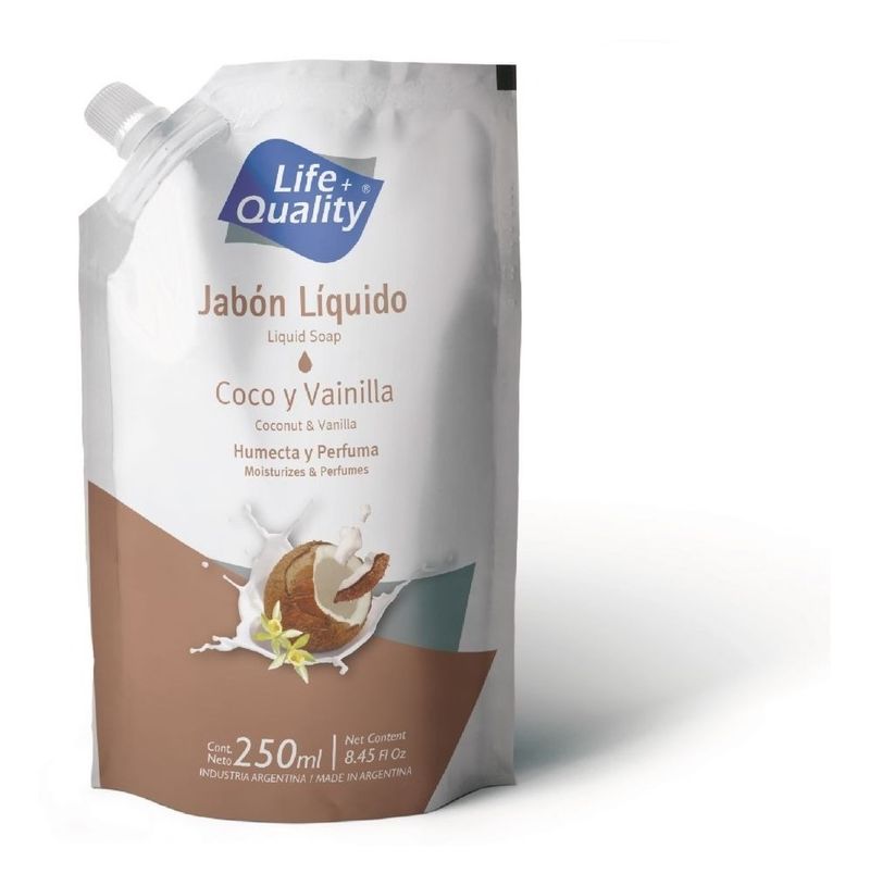 Life-Quality-Jabon-Liquido-De-Coco-Y-Vainilla-Doypack-250ml-en-Pedidosfarma