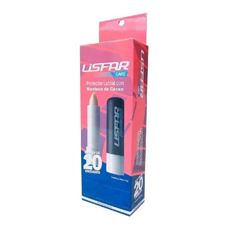 Lisfar-Manteca-De-Cacao-Protector-Labial-20-Unidades-en-Pedidosfarma