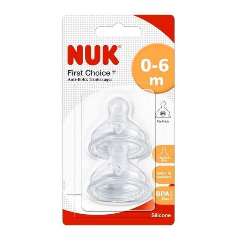 Nuk-First-Choice-Plus-Tetina-De-Silicona-0-6-Meses-Medio-2u-en-Pedidosfarma