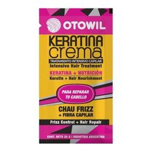 Otowil Keratina Crema Tratamiento Capilar 24 Sob X 25g
