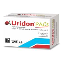 Uridon Suplemento Dietario Arándano Y Vitamina C 60 Comp