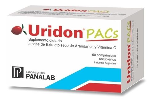 Uridon Suplemento Dietario Arándano Y Vitamina C 60 Comp