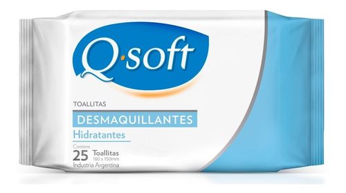 Q Soft Toallitas Desmaquillantes Hidratantes 25 Unidades