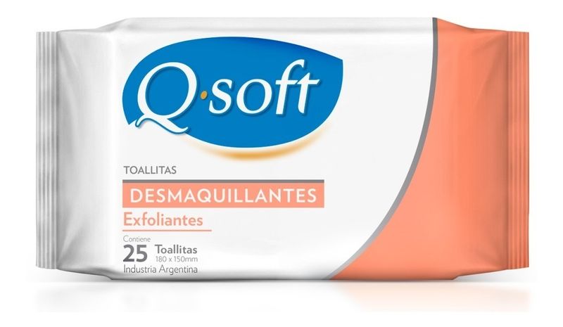 Q-Soft-Toallitas-Desmaquillantes-Exfoliantes-25-Unidades-en-Pedidosfarma