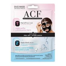 Acf Duo Mask Peel Off Hydra Shock Máscara Facial  7grs
