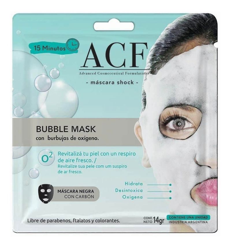 Acf-Bubble-Mask-Shock-Burbuja-De-Oxigeno-Mascara-Facial-14g-en-Pedidosfarma