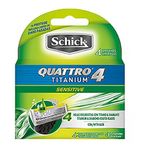 Schick-Quattro-4-Titanium-Sensitive-Repuesto-De-Afeitar-4u-en-Pedidosfarma
